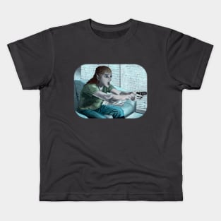 Elf Video Gamer Kids T-Shirt